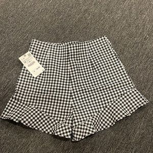 Gingham shorts